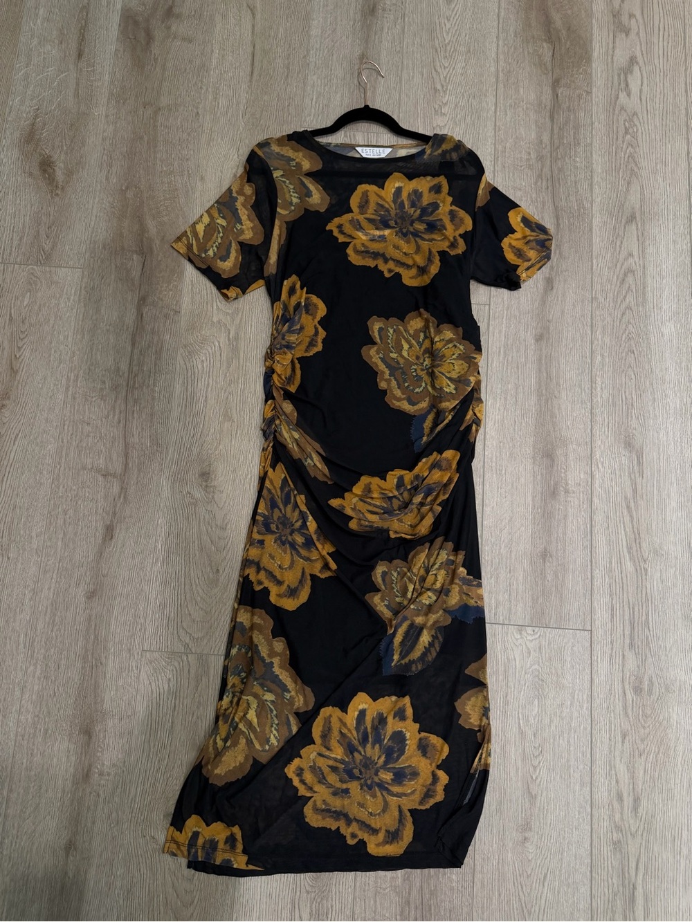 Estelle Plus Glow Horizon Mesh Midi Dress